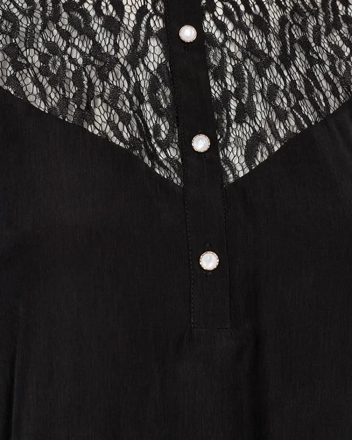 FREEQUENT FQVIALU - BLUSE - SORT