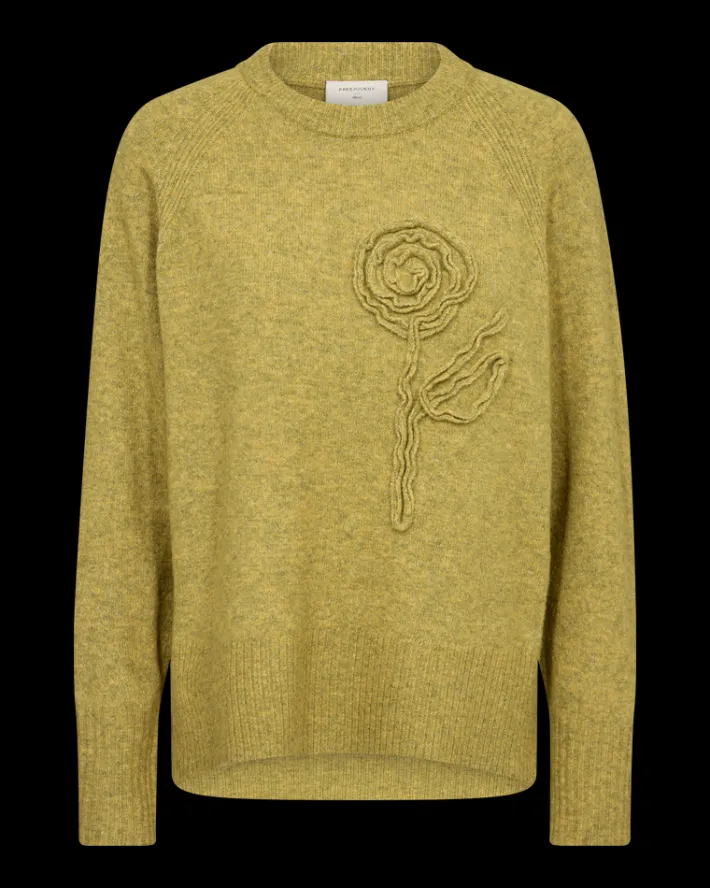 FREEQUENT FQVIDOO - PULLOVER - GUL