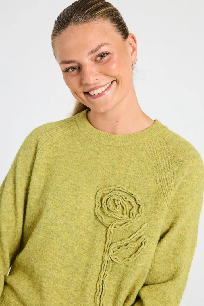 FREEQUENT FQVIDOO - PULLOVER - GUL